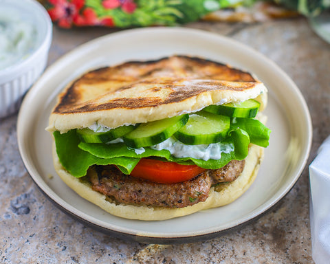 Mediterranean Turkey Burgers