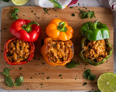 Beef & Rice Peppers