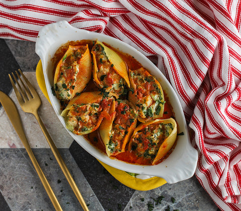 Shrimp & Spinach Shells